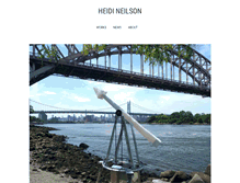 Tablet Screenshot of heidineilson.com